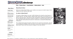 Desktop Screenshot of bloodbowlonline.com