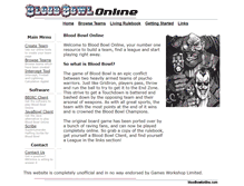 Tablet Screenshot of bloodbowlonline.com